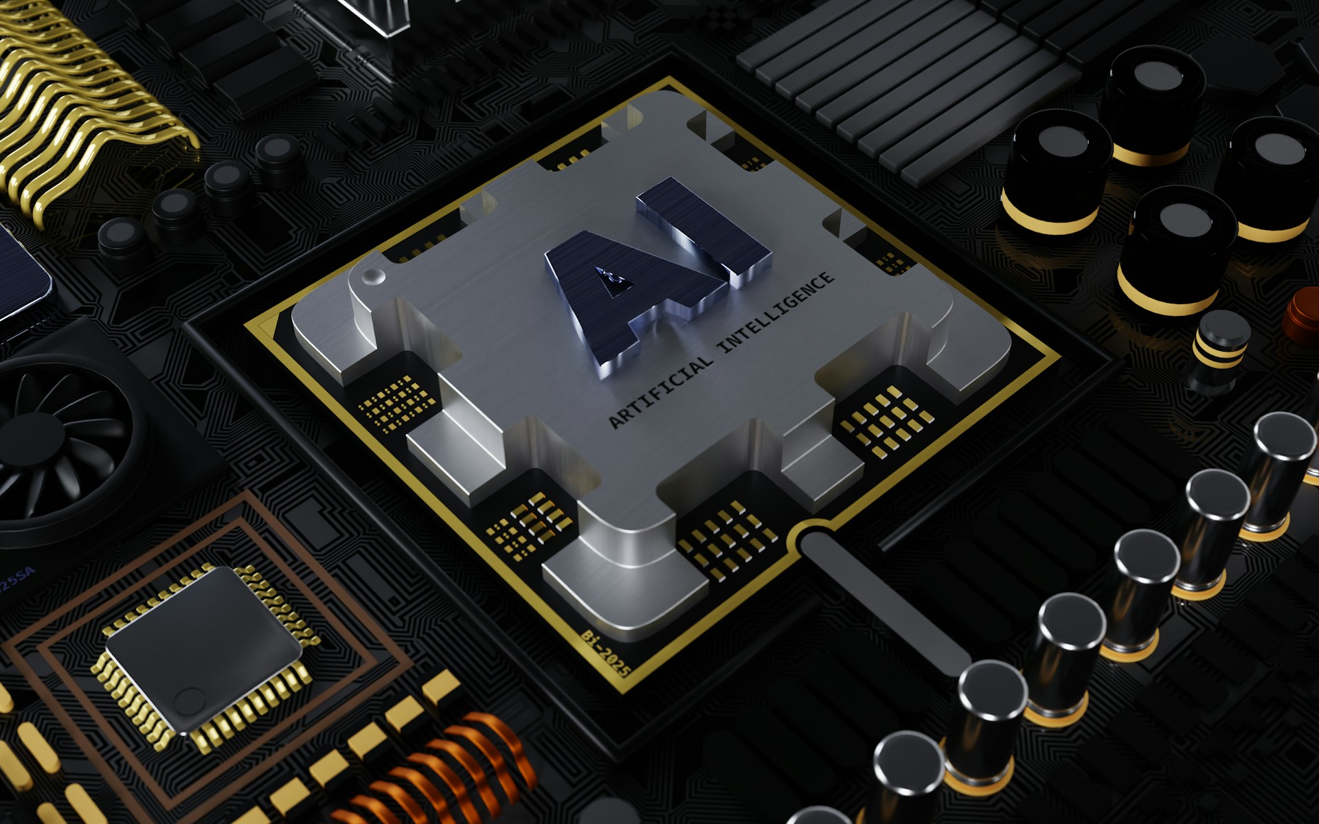 an image of processor and ai is written on it
